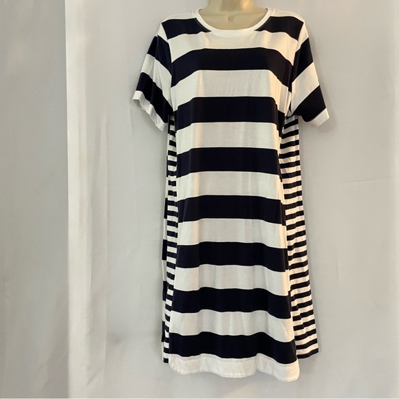 Tommy Bahama Striped Shift Pima Cotton Dress - Picture 2 of 9